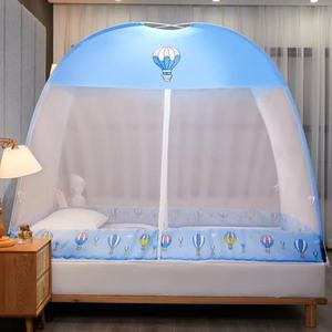 <span class=keywords><strong>Moustiquaire</strong></span> pliable portable en forme de Mongolie, toutes saisons, avec cadre en acier et fond intégral, installation gratuite - Product Image 5