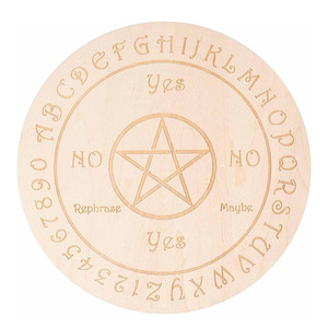 Tablero Ouija de Madera Grabado <span class=keywords><strong>para</strong></span> Adivinación, Radiestesia y Mensajes Metafísicos, <span class=keywords><strong>para</strong></span> <span class=keywords><strong>Principiantes</strong></span> en el Uso de la Magia, Decoración de Pared - Product Image 6