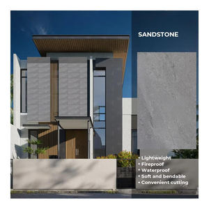 Tuiles flexibles en pierre naturelle de <span class=keywords><strong>grès</strong></span>, pierre de <span class=keywords><strong>grès</strong></span> mcm, placage de pierre souple et flexible pour la décoration intérieure et extérieure - Product Image 1