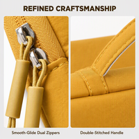 Housse pour ordinateur portable en Oxford légère et imperméable avec poignée, grande capacité, pour ordinateur portable de 13, 14, 15,6 pouces, sac pour les voyages quotidiens