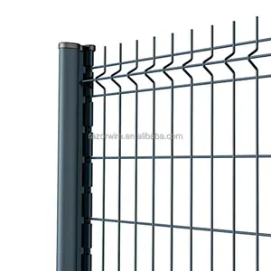 Galvanized welded bending 3d curved wire mesh fence Curved Outdoor Garden Fence For Sale