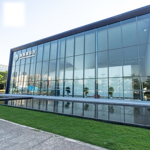 Muro Cortina de Vidrio con Marco Expuesto de Alta Intensidad Personalizado para Edificios Comerciales de Oficinas con Interlámina Reflectante Low-E - Product Image 3