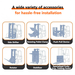 Montacargas Eléctrico de 3 Toneladas y 3 Metros con Llantas Sólidas: Elevación de Carga Pesada para Transporte de Mercancías <span class=keywords><strong>en</strong></span> Centros Logísticos - Product Image 4