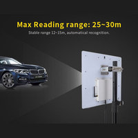 Demo Gratis dan SDK 902~928MHz 12~30m Antena RFID UHF Tahan Air Pembaca Kontrol Akses untuk Kontrol Parkir, Logistik, Gudang