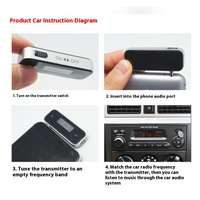 Nuevo Transmisor FM Inalámbrico para Auto T01, Reproductor MP3, Reproductor de Música Universal para Teléfonos IOS y Android