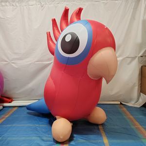Loro de dibujos animados inflable gigante de venta directa de fábrica, adecuado para decoraciones inflables de dibujos animados de fiesta temática de jungla - Product Image 6