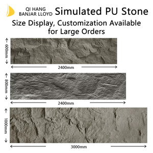 Panneau mural en polyuréthane imitation pierre, léger et écologique, pour la décoration extérieure des villas et jardins. - Product Image 4