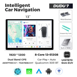 Mekede phổ dudu6 dudu7 phiên bản tùy chỉnh xe đài phát thanh DVD plyer hỗ trợ 4G LTE khe cắm thẻ nhớ ngoài + 5G Wifi - Product Image 5