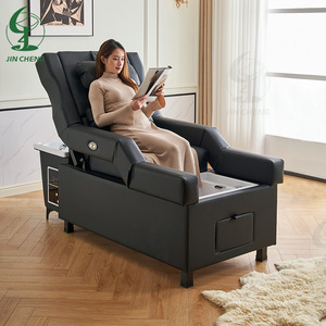 Jincheng Verstellbarer Elektrischer Rückenlehnen-Hebestuhl für Haarwäsche, Fußbad, Thai-Pediküre, <span class=keywords><strong>Massage</strong></span> und Kopf-Spa-Bett - Product Image 1