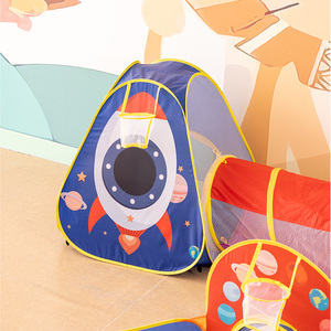 <span class=keywords><strong>Tunnel</strong></span> de jeu d'intérieur personnalisé par le fabricant, cinq ensembles, <span class=keywords><strong>piscine</strong></span> à balles océaniques, tente de jeu pour enfants - Product Image 2