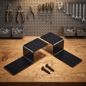 Heavy Duty Metal Door Barricade <b>Security</b> <b>Bar</b> Bracket for Home & Commercial Doors Door <b>Security</b> Barricade Open <b>Bar</b> Metal Support - Product Image 2