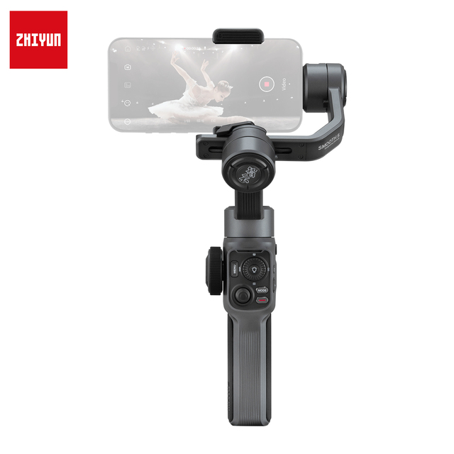 New ZHIYUN Smooth 5 Phone Handheld Stabilizer 3-Axis Smartphone Gimbal for iPhone 13 PRO/Samsung/Huawei/Xiaomi