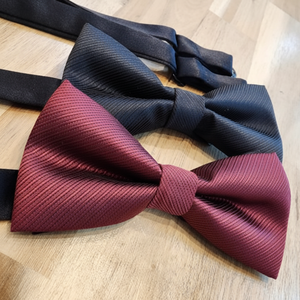 Cravatta a forma di farfalla da uomo con fiocco per auto-matrimonio elegante cravatta con disegno a farfalla per occasioni formali - Product Image 1