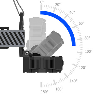 Lampe frontale Td159 à 10 LED, batterie rechargeable 2400 mAh, lumière blanche, phare extérieur avec chargement USB pour le camping et la randonnée - Product Image 3
