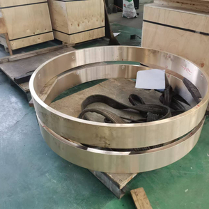 Cojinete de bloqueo de polea transportadora de buje hueco de fundición de bronce ZCuPb25Sn5 para trituradora tipo manguito de taladro - Product Image 6