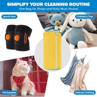 Kit de nettoyage anti-taches pour lave-linge et sèche-linge CF Chenille, sac de lavage réutilisable et lavable pour chaussures, sac à linge magique pour chaussures