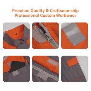 Tùy Chỉnh Chất Lượng Cao <span class=keywords><strong>In</strong></span> Logo Cotton Đa-Túi Quần Áo Bảo Hộ Lao Động <span class=keywords><strong>In</strong></span> Ấn Bảo Hộ Lao Động Đồng Phục Làm Việc Hi VIS Áo Sơ Mi - Product Image 5