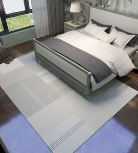 Wilton Woven Machine Made Jacquard Anti-Slip High Pile Modern Striped Area <b>Rugs</b> for Home - Product Image 6