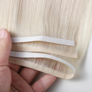 Extensions de cheveux invisibles en ruban adhésif, cheveux Remy, super double trame, lisses et soyeux, vierges, européennes, pour femmes, vente en gros, best-seller - Product Image 1