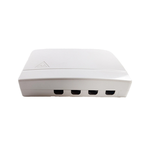 <span class=keywords><strong>4</strong></span>-Loch Glasfaser-Desktop-Box Optische Kabel-Aufbewahrungsbox Innen-Glasfaser-Verteilerbox Optische Faser-Schutzgehäuse für Telekommunikation - Product Image 1