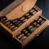 Boîtes cadeaux date de luxe personnalisées avec emballage de qualité supérieure Boîte tiroir date sucrée