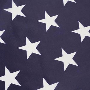 Bandera Americana Bordada de Doble Cara de Alta Calidad, Tela Oxford 210D, 3x5 pies, Logotipo Personalizado, Asta de Aluminio, Personalizable para Exteriores - Product Image 5