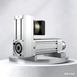 Actionneur de cylindre à piston pneumatique à contrôle de précision avec moteur/moteur pour mouvement linéaire, structure numérique - Product Image 4