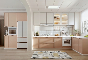 Gỗ rắn <span class=keywords><strong>MDF</strong></span> sẵn sàng lắp ráp Modular nhà bếp thiết lập tùy chỉnh kéo tổ chức đựng thức ăn lưu trữ thân thiện với môi tủ bếp bồn rửa - Product Image 5