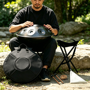 Instrument de musique Raysen 22 pouces 9 notes <span class=keywords><strong>Hluru</strong></span> Drum <span class=keywords><strong>Handpan</strong></span>-Trommel - Product Image 1