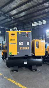 Compressore d'aria a vite integrato 4-In-1 con serbatoio e essiccatore 7.5kw 11kw 15kw compressore d'aria 22kw per taglio Laser - Product Image 2