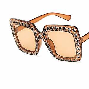 Gafas de Sol Cuadradas de Diamantes con Decoración de Cristal, de Lujo, para Hombre y Mujer, Protección UV400, Nueva Moda - Product Image 6