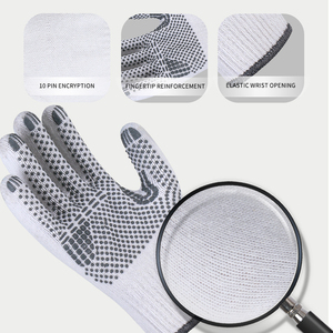 بناء سريع البائع يعمل على قفازات سوداء منقطة لزراعة الحدائق - Product Image 4