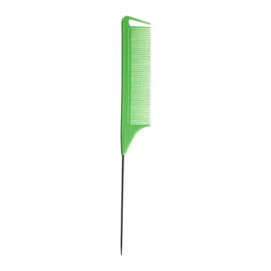 Parting Comb Source Factory Heat Resistant Teasing Carbon Fiber Comb Custom Logo Fine Tooth Parting Comb For Braiders Pin Tail Parting Comb