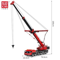 17013 Bloques de Construcción GMK, Camión Grúa Móvil 1:8, Modelo Motorizado con Control Remoto por Aplicación, Juguete Educativo para Niños