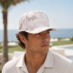 Casquette de golf 5 panneaux avec logo personnalisé brodé, en cuir silicone de haute qualité, faible MOQ, sangle réglable, respirante, pour hommes - Product Image 6