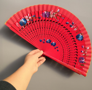 Wholesale Spanish Solid Color Wooden <b>Hand</b> <b>Fan</b> for Events Spanish Wooden <b>Hand</b> <b>Fans</b> - Product Image 4