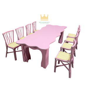 Chaise pour enfants en rotin faite à la main, éco-durable, pour événements et fêtes, chaise en osier naturel pour tout-petits, mobilier pour enfants durable, qualité d'exportation - Product Image 1