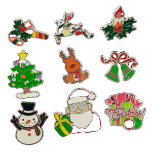 Noël personnalisé couleur changeante moulage sous pression Santa doux revers émail broche Brouch broches Badges pour vêtements - Product Image 1