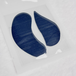 Parche de gel negro sin pelusa para extensiones de pestañas, parche de gel UV negro para debajo de los ojos - Product Image 2