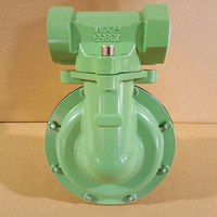 Régulateur de gaz GPL pneumatique basse pression à deux étages WF1803A-25 1 pouce, soupape de réduction de sécurité réglable pour la combustion de chaudières