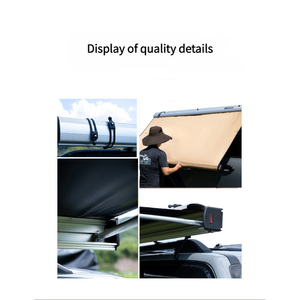 Oem Hot Sale Awning Tent 4x4 Offroad Car <strong>Roof</strong> 2.5*1.6m Aluminum <strong>Canopy</strong> Oxford Fabric 4wd Outdoor Camping Awning For Car - Product Image 4