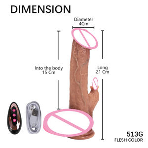 Consolador grande suave y súper realista, pene pequeño barato, ventosa de silicona, vibrador, pene, Juguetes sexuales anales, Correa multifunción en el pene - Product Image 2