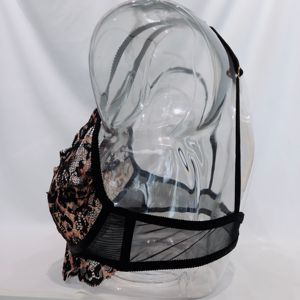 <span class=keywords><strong>Reggiseno</strong></span> push-up in pizzo floreale <span class=keywords><strong>con</strong></span> <span class=keywords><strong>ferretto</strong></span> per donna, intimo regolabile <span class=keywords><strong>con</strong></span> spalline sottili, traspirante, <span class=keywords><strong>trasparente</strong></span>, nero, lingerie alla moda in pizzo - Product Image 3