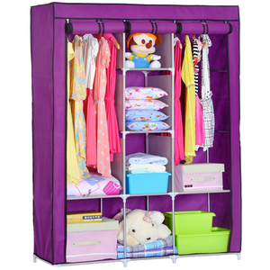 DIY Convertible <b>Foldable</b> Extendable Fabric Storage Cubes Set -Armoire - Product Image 1