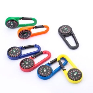 Boussole mousqueton à dégagement rapide 27 mm en ABS – Outil de survie et de randonnée en extérieur avec guide de pointage - Product Image 1