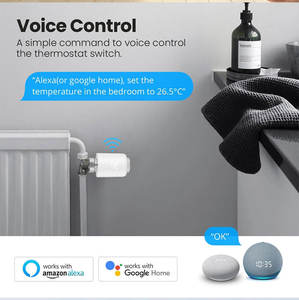 Válvula termostática inteligente Tuya Zigbee mejorada, controlador de radiador de nueva generación, Control de aplicación de teléfono móvil, calentadores inteligentes para el hogar - Product Image 4