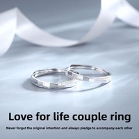 Vente en gros d'anneaux de couple tendance en argent sterling 925 en forme de diamant Mobius, pour femmes et hommes, cadeau de mariage, de fiançailles ou de fête
