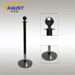 Classical Cuerdas Y Postes Rope Barrier Red Carpet Queue Stand Gold Stanchion