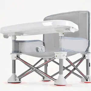 Seggiolino da viaggio portatile 2 in 1 di alta qualità e sedia per attività per bambini con vassoio rimovibile