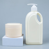 Flacon de gel douche 500 ml, pot de lotion hydratante 250 g, pot de masque capillaire 500 g, récipient pour gommage au sel, ensemble shampoing et après-shampoing